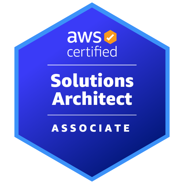 AWS Certified Solutions Architect Associate badge